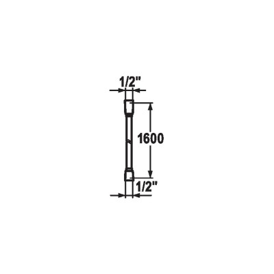 Kwc 26.000.117.000 Handbrause + flexibler Brauseschlauch 26.001.003.000