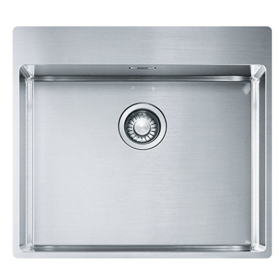 Franke Box bxx 210-54 tl évier 1 bac 57 cm acier inoxydable satiné