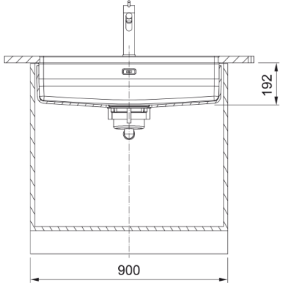 Franke Maris Quiet mqx 110-82 Fregadero 1 seno 82 cm acero inoxidable satinado