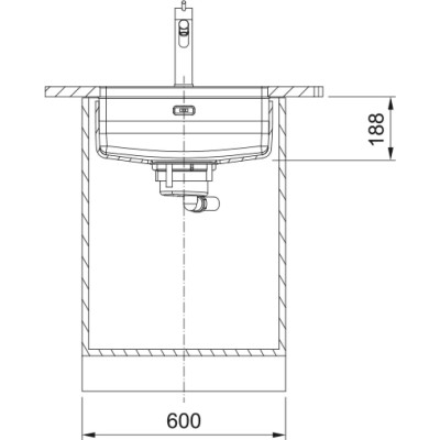Franke Maris Quiet mqx110-50 Fregadero 1 seno 54 cm acero inoxidable satinado