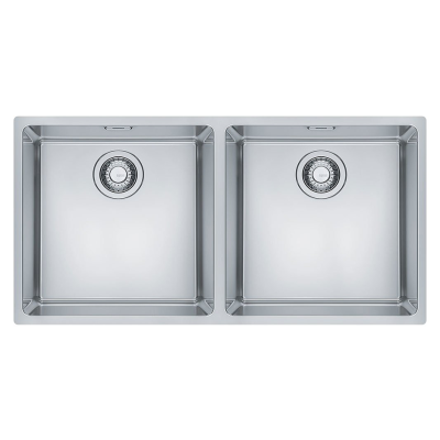 Franke Maris Incasso mrx 220-40-40 Lavello doppia vasca 86 cm inox satinato