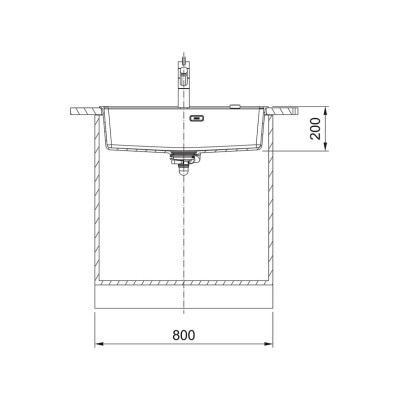 Franke Maris mrg 610-72 tl évier simple 76 cm avoine fragranite