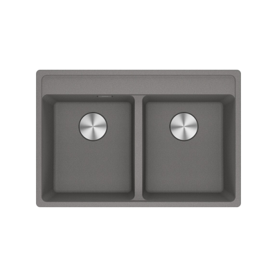 Franke Maris mrg 620-35-35 tl lavello doppia vasca 76 cm fragranite stone grey