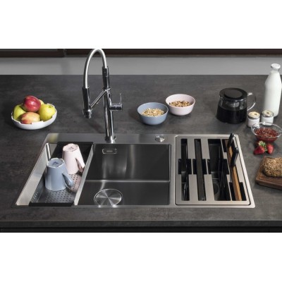 Franke Box Center bxx 220-50-27 fregadero doble 82 cm acero inoxidable