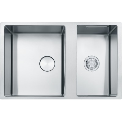 Franke Box Center bwx 120-41-27 double bowl sink + accessories 82 cm stainless steel