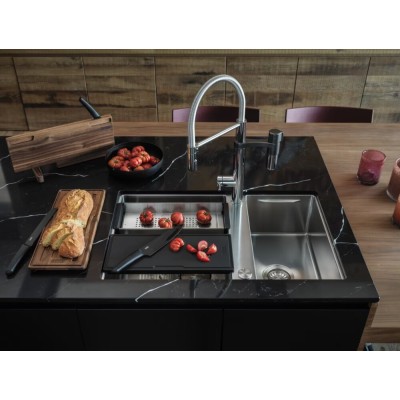 Franke Box Center bwx 120-41-27 Doppelbeckenspüle + Zubehör 82 cm Edelstahl