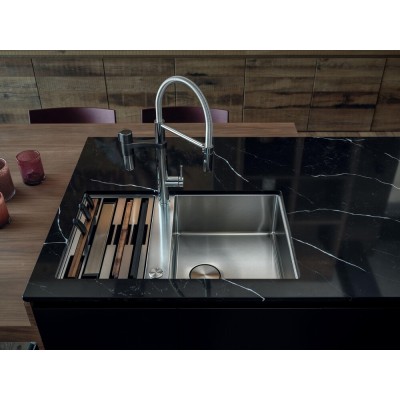 Zlewozmywak Franke Box Center bwx 120-41-27 dwukomorowy + akcesoria 82 cm ze stali nierdzewnej