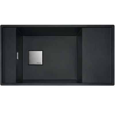 Franke Fresno fsg 611-88 fregadero 1 seno + escurridor 87 cm fragranite negro