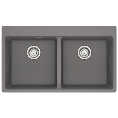 Franke Maris mrg 620-39-39 ftl évier double cuve 86 cm gris pierre fragranite