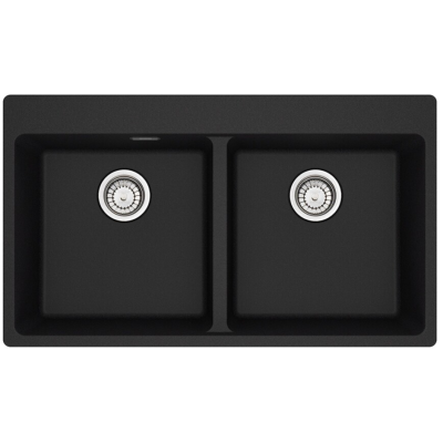Franke Maris mrg 620-39-39 ftl double bowl sink 86 cm fragranite black