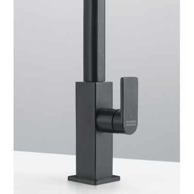 Franke Mythos Duschmischbatterie + schwarze Handbrause