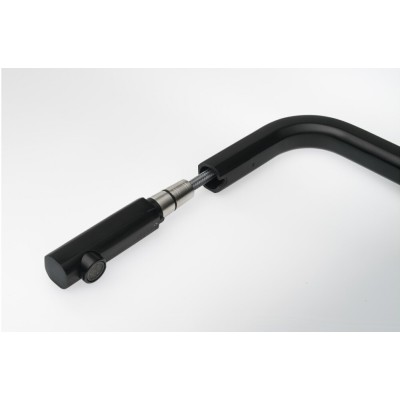 Franke Mythos Duschmischbatterie + schwarze Handbrause