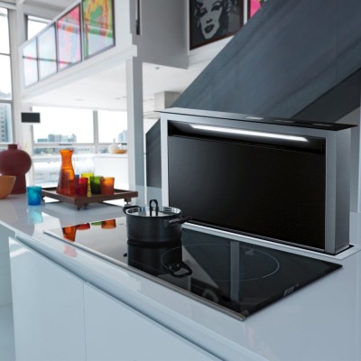 Franke fdw 908 ib xs okap downdraft 90 cm czarne szkło
