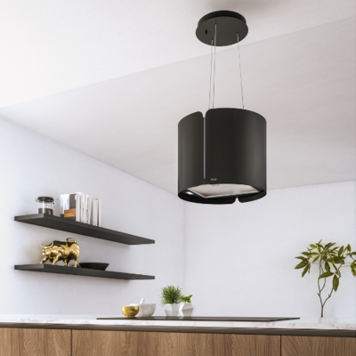 Franke smart fsmf f42 bk hotte îlot mat 42 cm noir mat