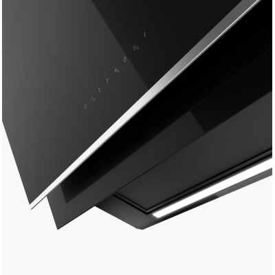 Franke Mythos fmy pro 907 fm bk/ix Wandhaube 90 cm schwarzes Glas