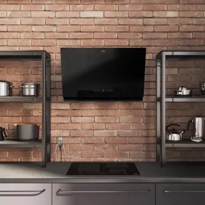 Franke Maris 2.0 Pro fma 2.0 pro 807 bk lk Wandhaube 80 cm schwarzes Glas