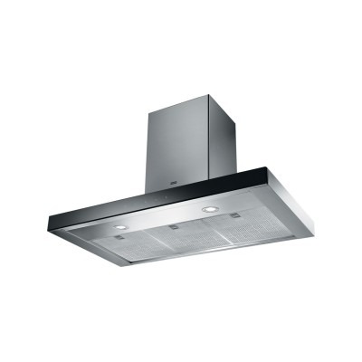 Franke Mythos fcr 925 tc bk/xs hotte murale 90 cm acier inoxydable - verre noir