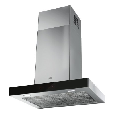 Franke Mythos fcr 625 tc bk/xs hotte murale 60 cm acier inoxydable - verre noir