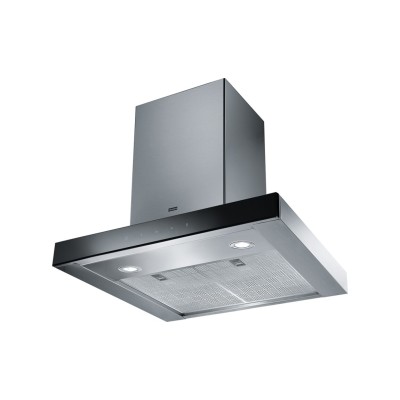 Franke Mythos fcr 625 tc bk/xs campana de pared 60 cm acero inoxidable - vidrio negro