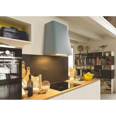 Franke Smart Deco fsmd 508 bl cappa a parete 50 cm blu polvere