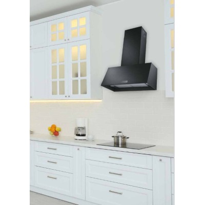Franke Country fco 70 bk matt cappa a parete 70 cm nero opaco