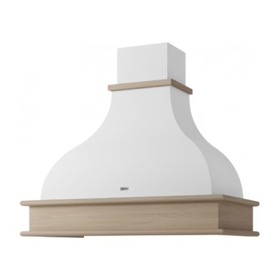 Franke country fcs 90 nf cappa classica a parete 90 cm bianco + legno tiglio