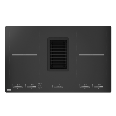 Franke fmy 839 hi Mythos 2Gether Glass induction hob with integrated hood 83 cm