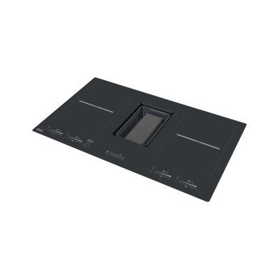 Franke fmy 839 hi Mythos 2Gether Glass induction hob with integrated hood 83 cm