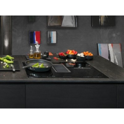 Franke fmy 839 hi Mythos 2Gether Glass induction hob with integrated hood 83 cm