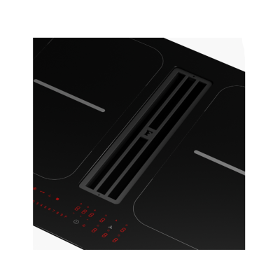 Franke fsm 7081 hi Smart 2Gether Black Lines induction hob with integrated hood 70 cm