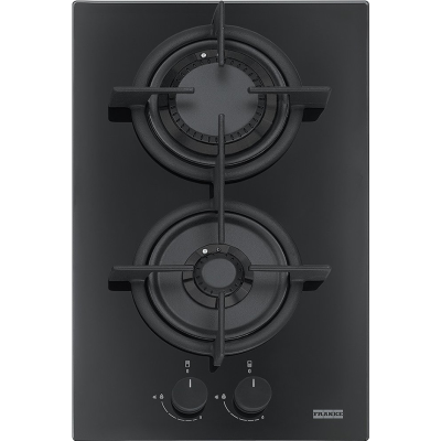 Franke fhcr 302 2g he bk c domino gas hob 31 cm black glass