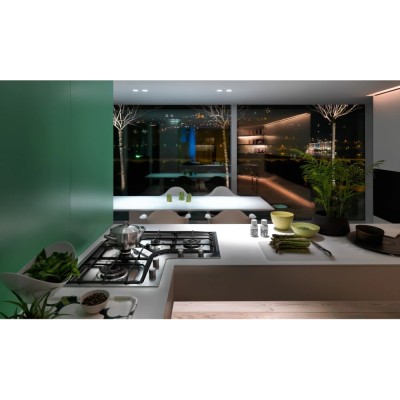 Franke Neptune fhne cor 4 3g tc c corner gas hob 83 cm satin stainless steel