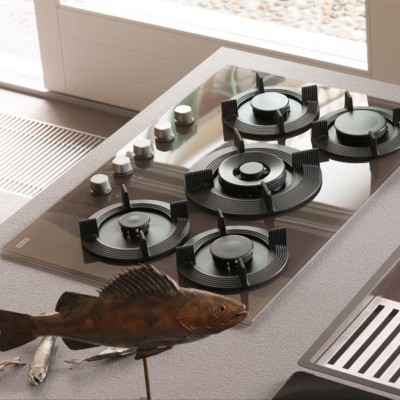 Franke Maris Free fhmf 755 4g dc c table de cuisson à gaz 75 cm verre huître
