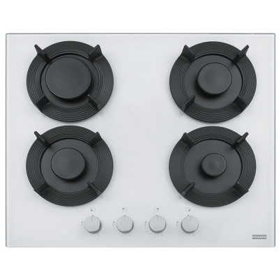 Franke Maris Free fhmf 604 4g c table de cuisson à gaz 60 cm verre blanc