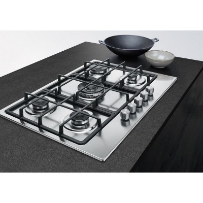 Franke Smart fhsm 755 4g dc xs c table de cuisson à gaz 73 cm acier inoxydable satiné