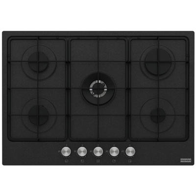 Franke Smart fhsm 755 4g dc allumé et table de cuisson à gaz 73 cm noir