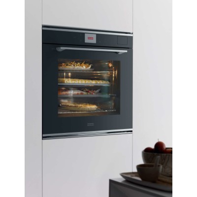 Franke fmy 99 hs xs Mythos horno de vapor combinado empotrable 60 cm acero inoxidable-negro