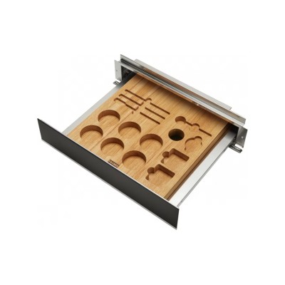 Cajón de accesorios de café Franke fmy 14 cmd xs de acero inoxidable - negro