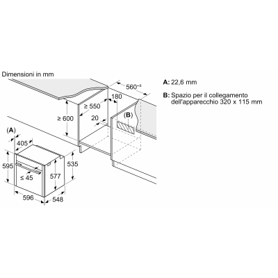 Neff b69vs7ky0 N90 forno a vapore da incasso 60 cm