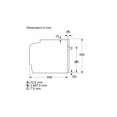 Neff b59cr7ky0 N70 horno pirolítico empotrado 60 cm