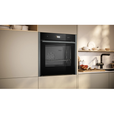 Neff b54fs33g0k N90 Einbau-Dampfbackofen 60 cm Schwarz – Graphit
