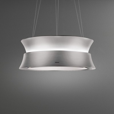 Falmec dama circle.tech 60 cm okap wyspowy ze stali nierdzewnej