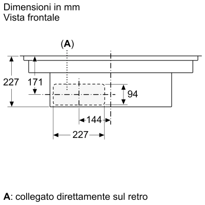 Neff v68pyx4c0 N90 Induktionskochfeld mit integrierter Dunstabzugshaube 80 cm bündig mit der Oberseite