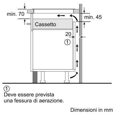 Neff t68pyv4c0 N90 piano induzione 80 cm filotop nero