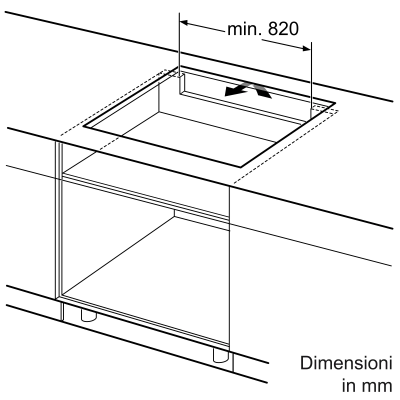 Neff t69ptx4l0 N90 Induktionskochfeld 90 cm flächenbündig, schwarze Glaskeramik