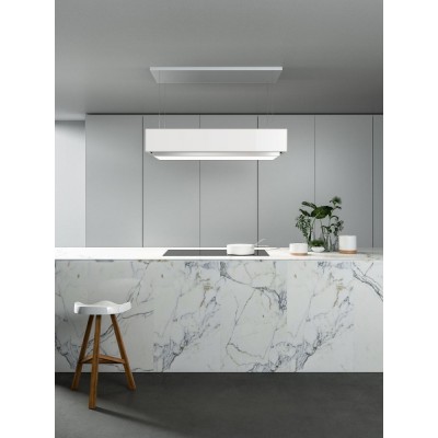 Falmec levante campana isla circulo.tech 120 cm cristal blanco clvi20.e0