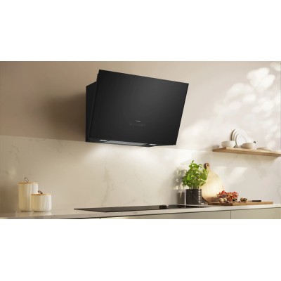 Neff d88ian2s0 N70 campana de pared inclinada 80 cm vidrio negro