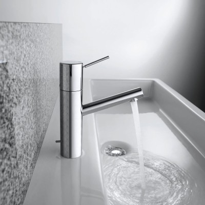 Kwc 12.151.042.000fl bathroom sink mixer tap with drain
