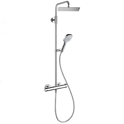 Kwc 26.006.373.000 komplettes Wand-Thermostat-Duschsystem aus Chrom