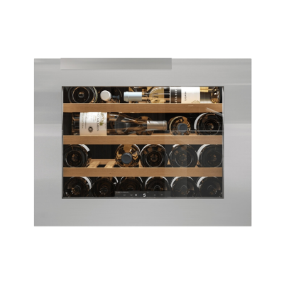 Nevada nw24s-ss-h built-in wine cellar h 45 cm satin stainless steel